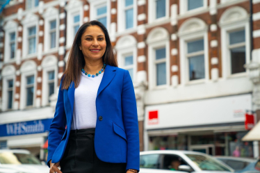 Naz Panju in Crouch End.